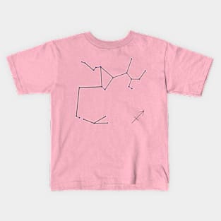 Zodiac Constellations - Sagittarius Kids T-Shirt